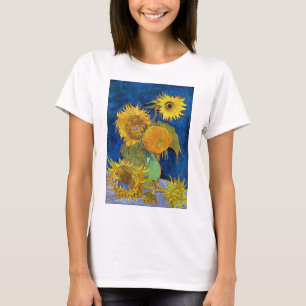 Sechs Sonnenblumen, Van Gogh T-Shirt