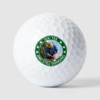 Sechs-Tee-Stift noch schwingt Personalisiert 60. G Golfball
