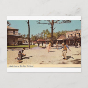 Sechs Themenpark "Gun Territory" (Ocala, FL) Postkarte