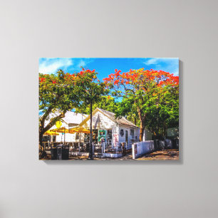 Sechs Toed Cat Cafe Leinwanddruck