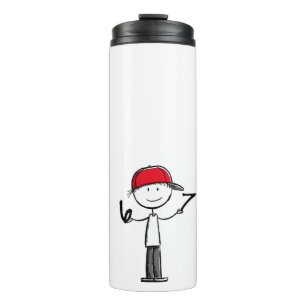 Sechs und Sieben Tumbler Thermosbecher