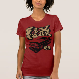 Sechs vier (klares Schwarzes/gld) T-Shirt
