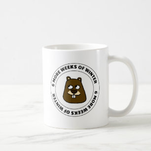 Sechs weitere Winterwochen Kaffeetasse