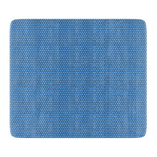 Sechseck Blau Schwarz Muster Schneidebrett
