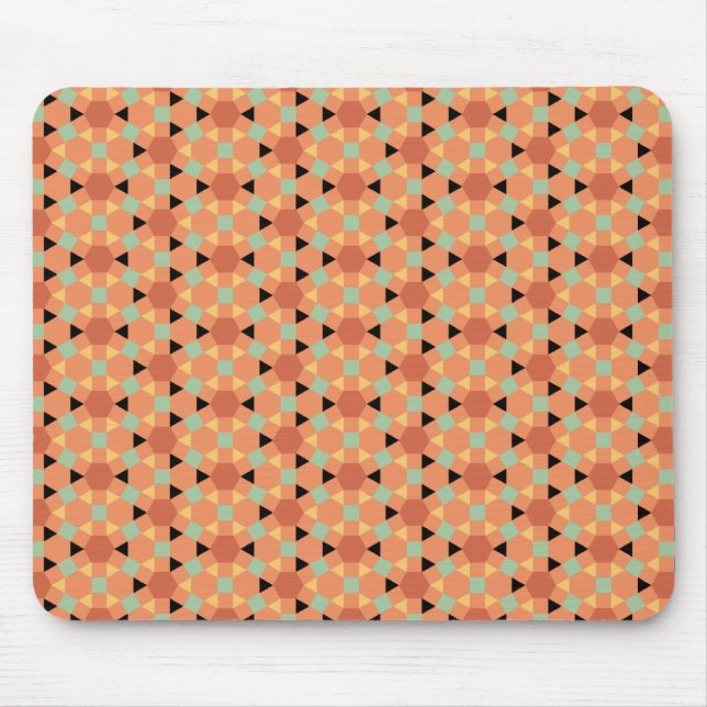 Sechseck-Persianermuster Mousepad (Vorne)