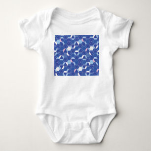 Sechsecke, Dreiecke: geometrisches abstraktes Must Baby Strampler