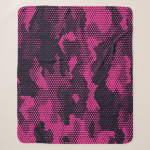 Sechseckige Camouflage, militärischer Hintergrund Sherpadecke