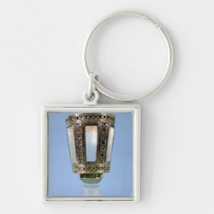 Sechseckige Schale Schlüsselanhänger