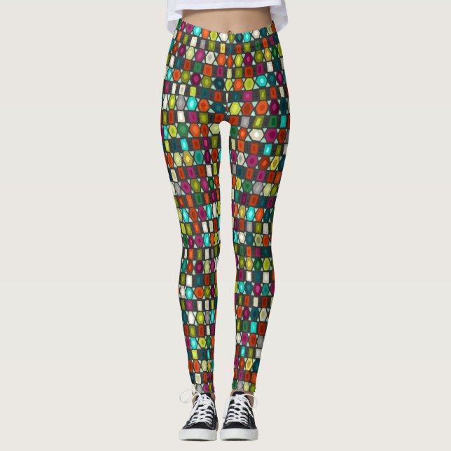 Sechskantstrahl Leggings (Vorderseite)