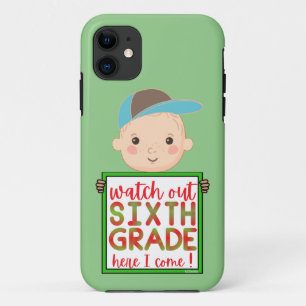SECHSTE GRADE HIER KOMME ICH niedlich lustig Case-Mate iPhone Hülle