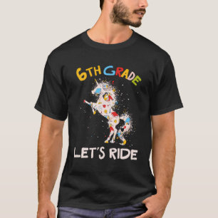 Sechste Stufe Lasse Ride Unicorn Shirt zurück zu S