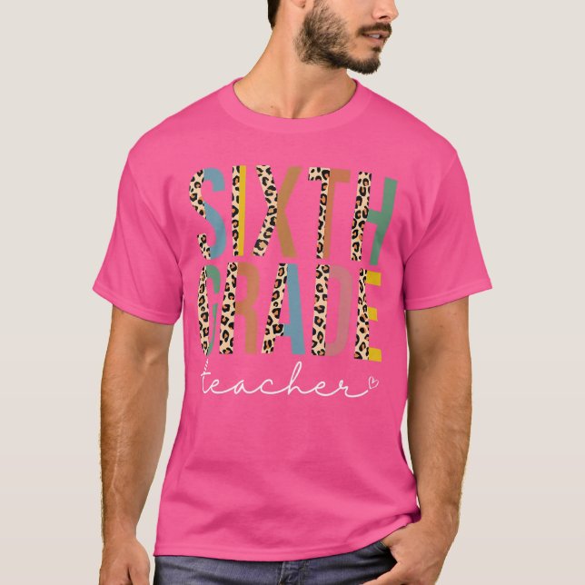 Sechste Stufe Leopard Team 6. Platz 4 T-Shirt (Vorderseite)