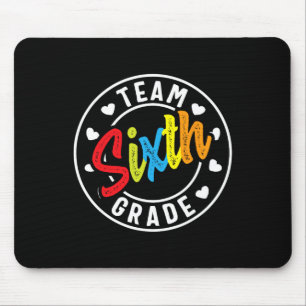 Sechste Stufe zurück zum Schulmädchen Lehrer Mousepad