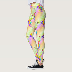 SECHSTEN POP ART STYLE MARTINI LEGGINGS