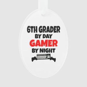 Sechster Grader Gamer Ornament
