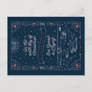 SECHSTER WEIHNACHTSTAG / Weihnachtskarte Feiertagspostkarte