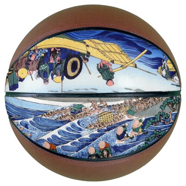 Sechsunddreißig Ansichten der Mount Fuji Hokusai-L Basketball (Vorderseite)