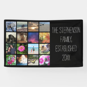 Sechzehn gerundete Ecken-Foto Collage oder Banner