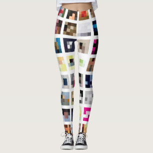 Sechzehn Quadrate für Leggings