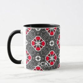 sechzehnte Kaleidoskop Art Tasse