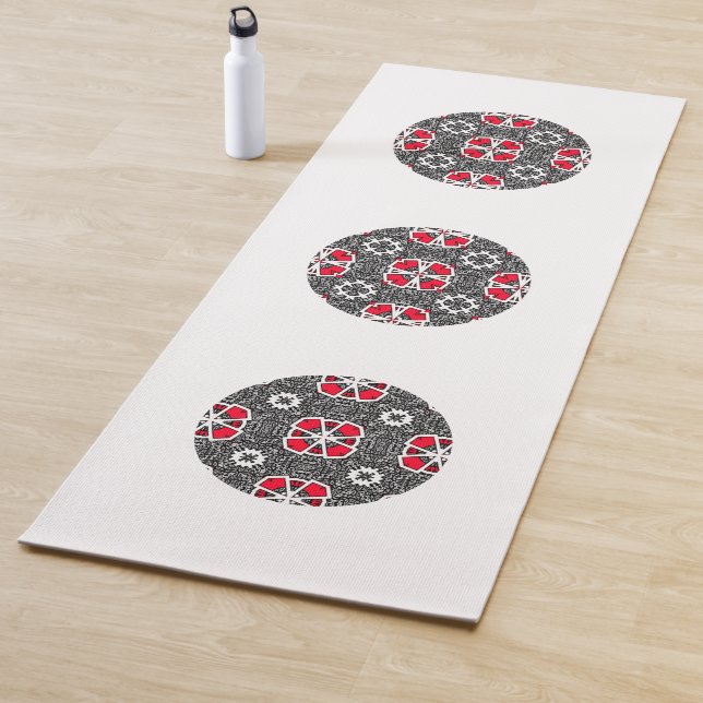 sechzehnte Kaleidoskop Art Yogamatte (Beispiel)