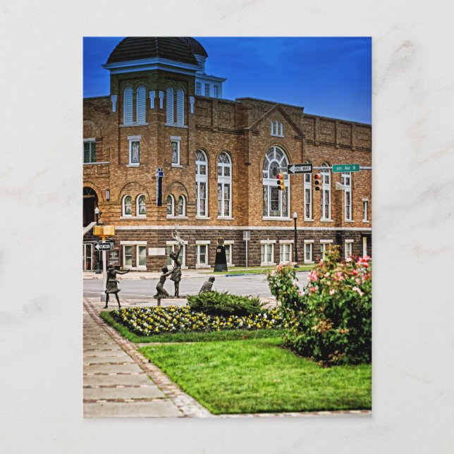 Sechzehnte Street Baptist Church 102 Postkarte (Vorderseite)