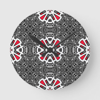 Sechzehnter Band Kaleidoskop Kunst eins Runde Wanduhr
