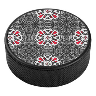 Sechzehntes Band Kaleidoskop Kunst eins Eishockey Puck