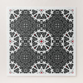 Sechzehntes Kaleidoskop-Kunst achtzehn Puzzle