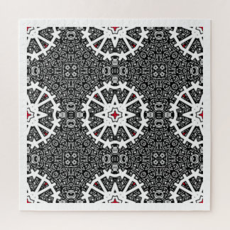Sechzehntes Kaleidoskop-Kunst achtzehn Puzzle