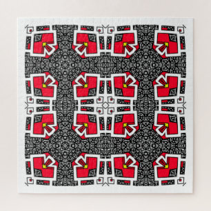 Sechzehntes Kaleidoskop-Kunst sechzehn Puzzle