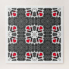 Sechzehntes Kaleidoskop-Kunst siebzehn Puzzle