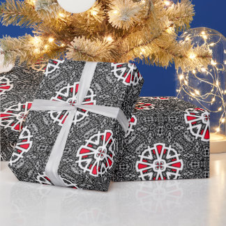 Sechzehntes Volumen Kaleidoskop Kunst eins Geschenkpapier