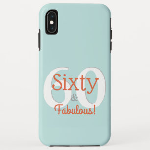 Sechzig & Fabelhaft Glücklicher 60. Geburtstag Tür iPhone XS Max Hülle