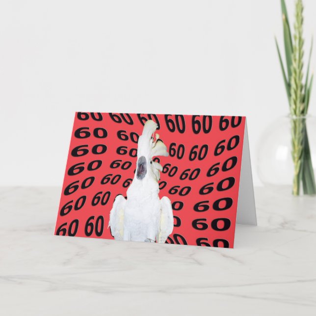 Sechzig Jahre alt Karte (Vorderseite)