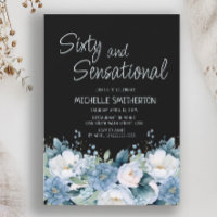 Sechzig sensationelle dunkelblaue, blaue, bläserne