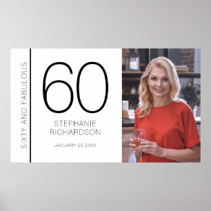 Sechzig und Fantastisch 60. Geburtstag Poster