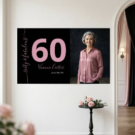 Sechzig und Fantastisch Skript Rosa 60. Geburtstag Poster
