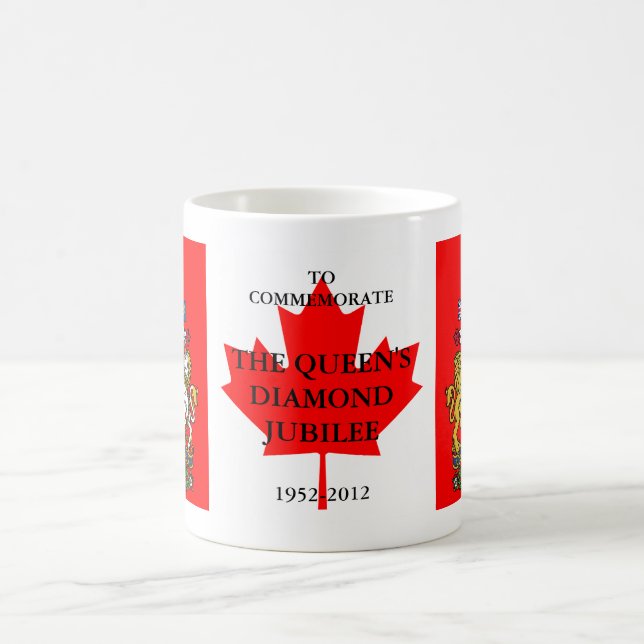 Sechzigjähriges Jubliäum Kanada Kaffeetasse (Mittel)
