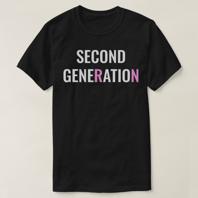 Second Generation Nurse Inspired 2nd Generation RN T-Shirt (Design vorne)