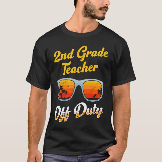 Second grade class teacher off duty school teacher T-Shirt (Vorderseite)