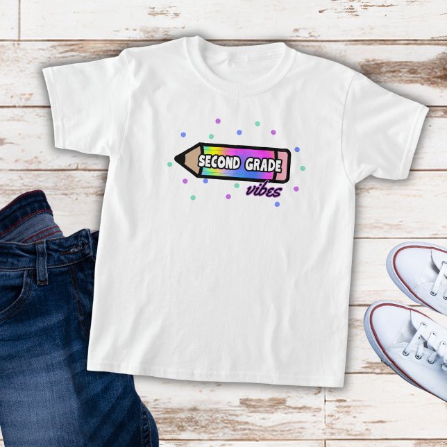 Second Grade Vibes T-Shirt (Von Creator hochgeladen)