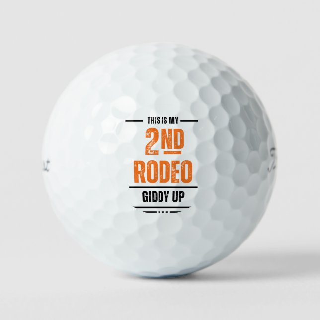 Second Rodeo # 4 Titleist Golfball (Vorderseite)