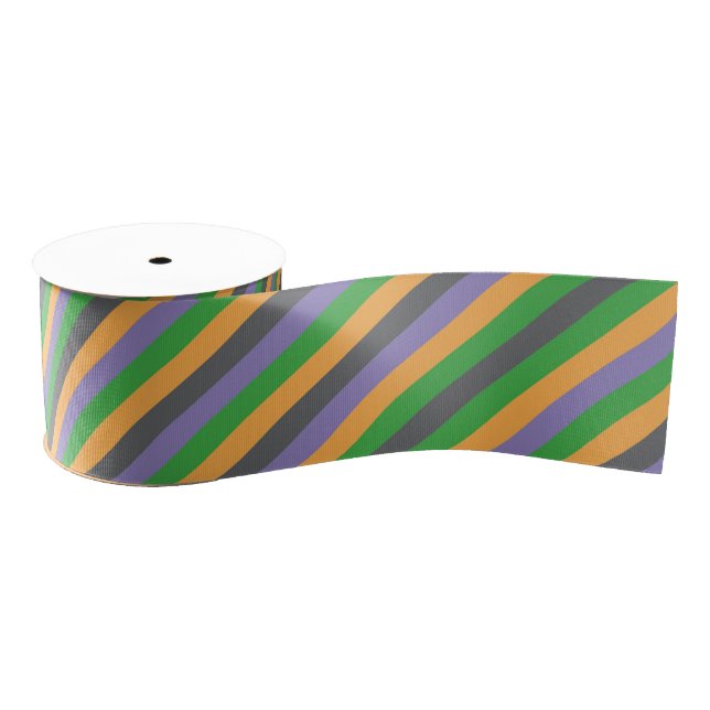 Secondary Whimsy Striped Ribbon Ripsband (Spule)