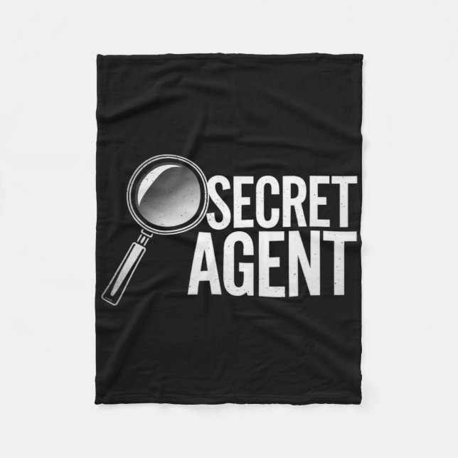 Secret Agent - Secret Agent Costume Inspector Spio Fleecedecke (Vorderseite)
