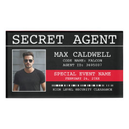 Secret Agent Spy Namenschild