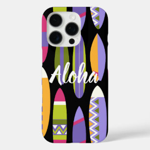 Secret Beach Hawaiian Surfboards - Schwarz iPhone 16 Pro Hülle