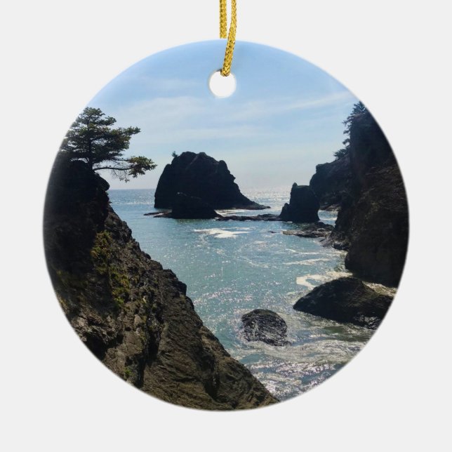 Secret Beach, Samuel H. Boardman, Oregon Keramik Ornament (Vorne)