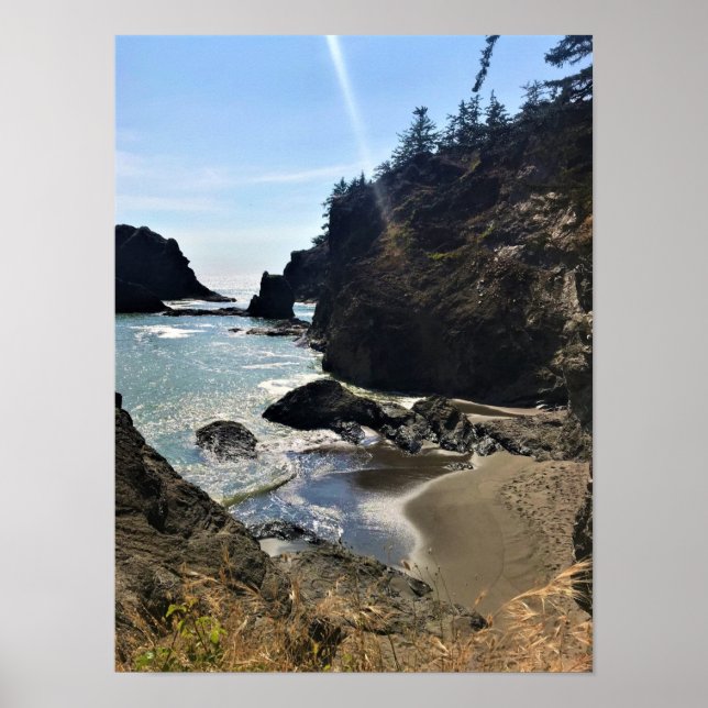 Secret Beach, Samuel H. Boardman, Oregon Poster (Vorne)