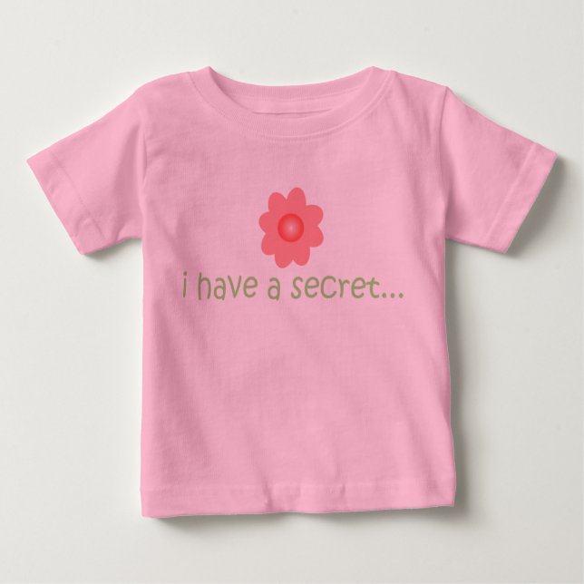 Secret Big Sister Baby T-shirt (Vorderseite)